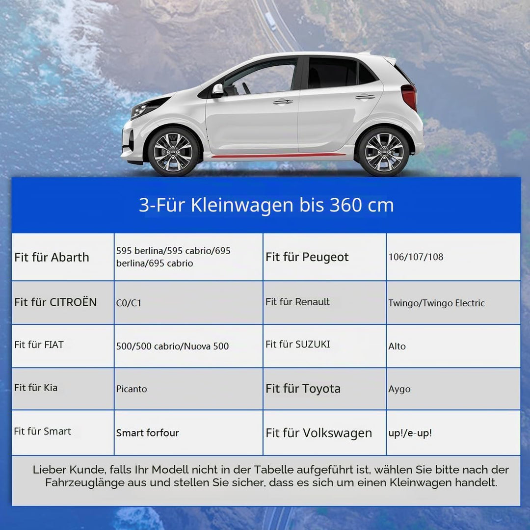 Gunhyi Autoabdeckung Wasserdicht und Atmungsaktiv, Vollgarage Autoplane zum Schutz Vor Regen, Schnee