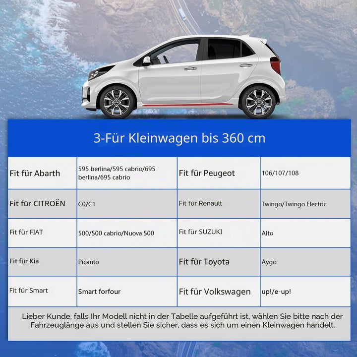 Gunhyi Autoabdeckung Wasserdicht und Atmungsaktiv, Vollgarage Autoplane zum Schutz Vor Regen, Schnee