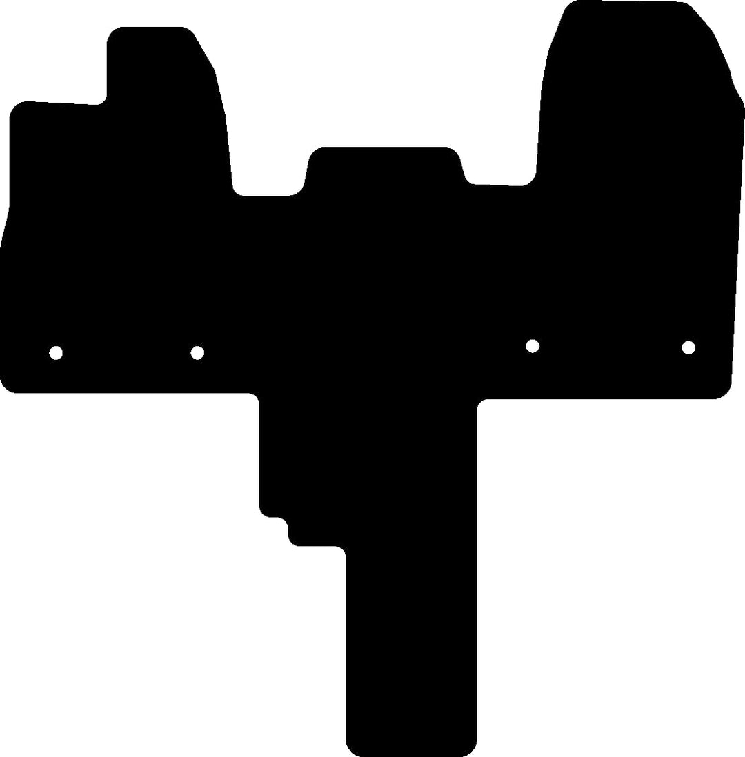 Fussmatten passend für Ford Transit 2019-2026 Passend zur Ausführung: Wohnmobil | Custom Nugget| Sch