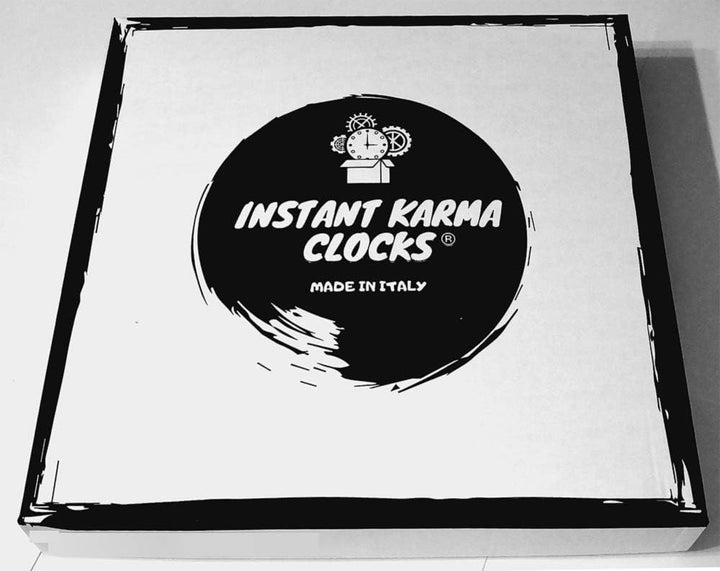 Instant Karma Clocks Wanduhr Künstler Hydraulisch Zimmermann Mechanisch Garage Werkzeuge