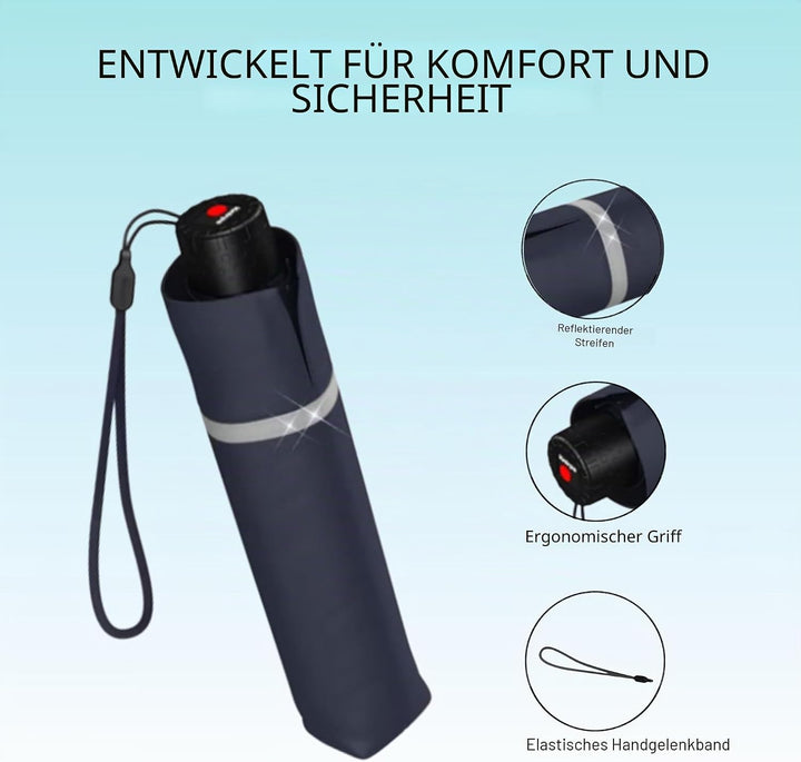 Knirps Rookie Manual Umbrella Navy, marineblau, M, marineblau