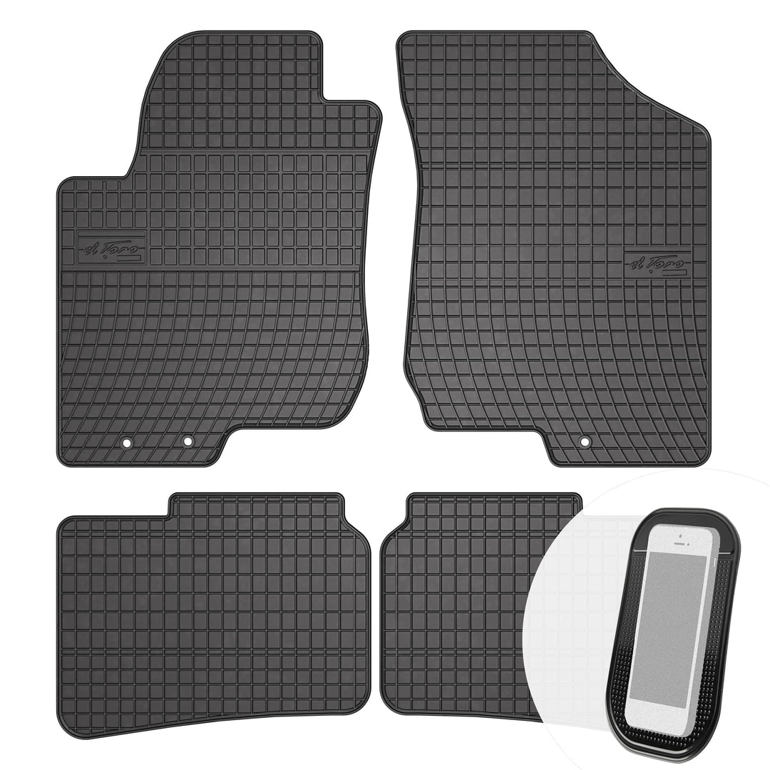 Gummimatten Auto Fussmatten Gummi Automatten Passgenau 4-teilig Set - passend für Hyundai i30 2007-2