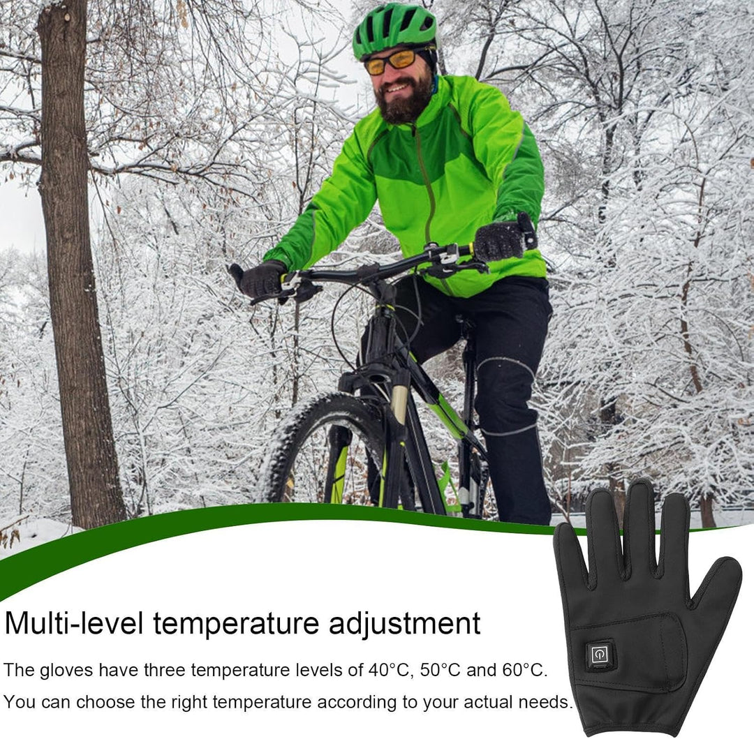 Beheizte Arbeitshandschuhe,Wärmehandschuhe | Handwärmende Thermohandschuhe,3 Temperatureinstellungen