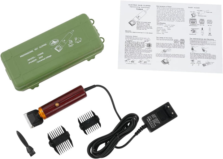 Hundeschermaschine 55W Elektrische Tierpflegeschermaschine, Anti-Langhaarverstopfung – Elektrischer