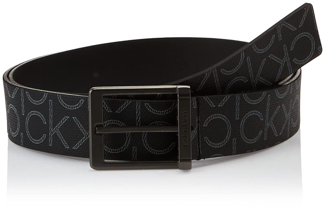 Calvin Klein Metal Loop Belt 35mm W95 CK Black