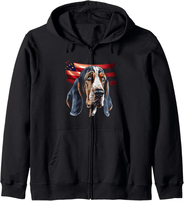 Basset Hound Hund Geschenk Kapuzenjacke