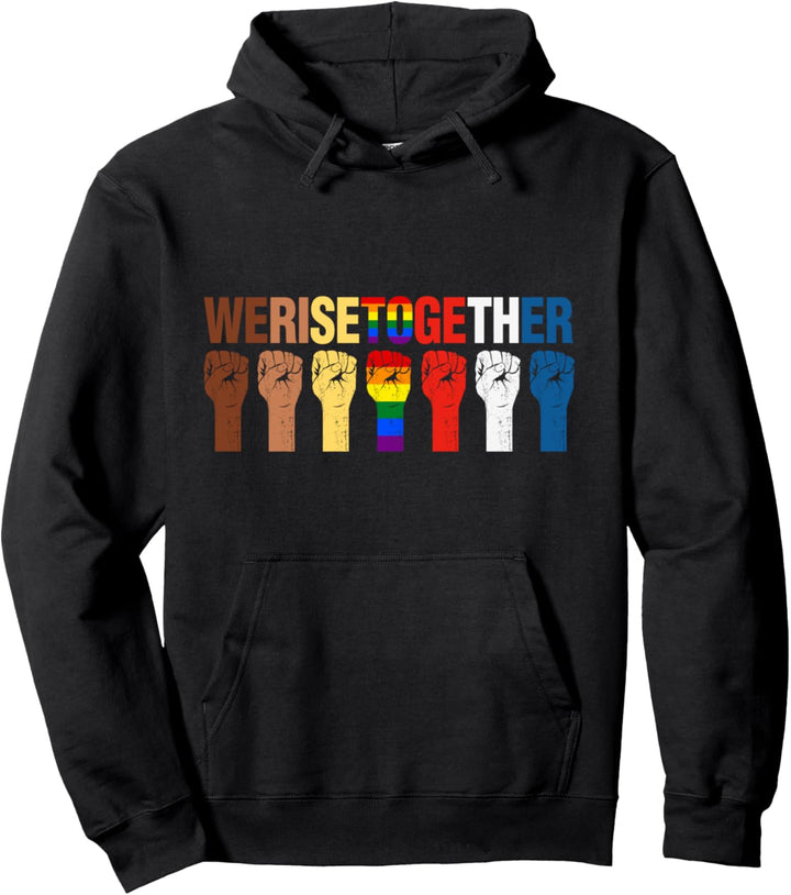 Wir erheben uns gemeinsam Gay Pride Feminist Equality Gift Pullover Hoodie