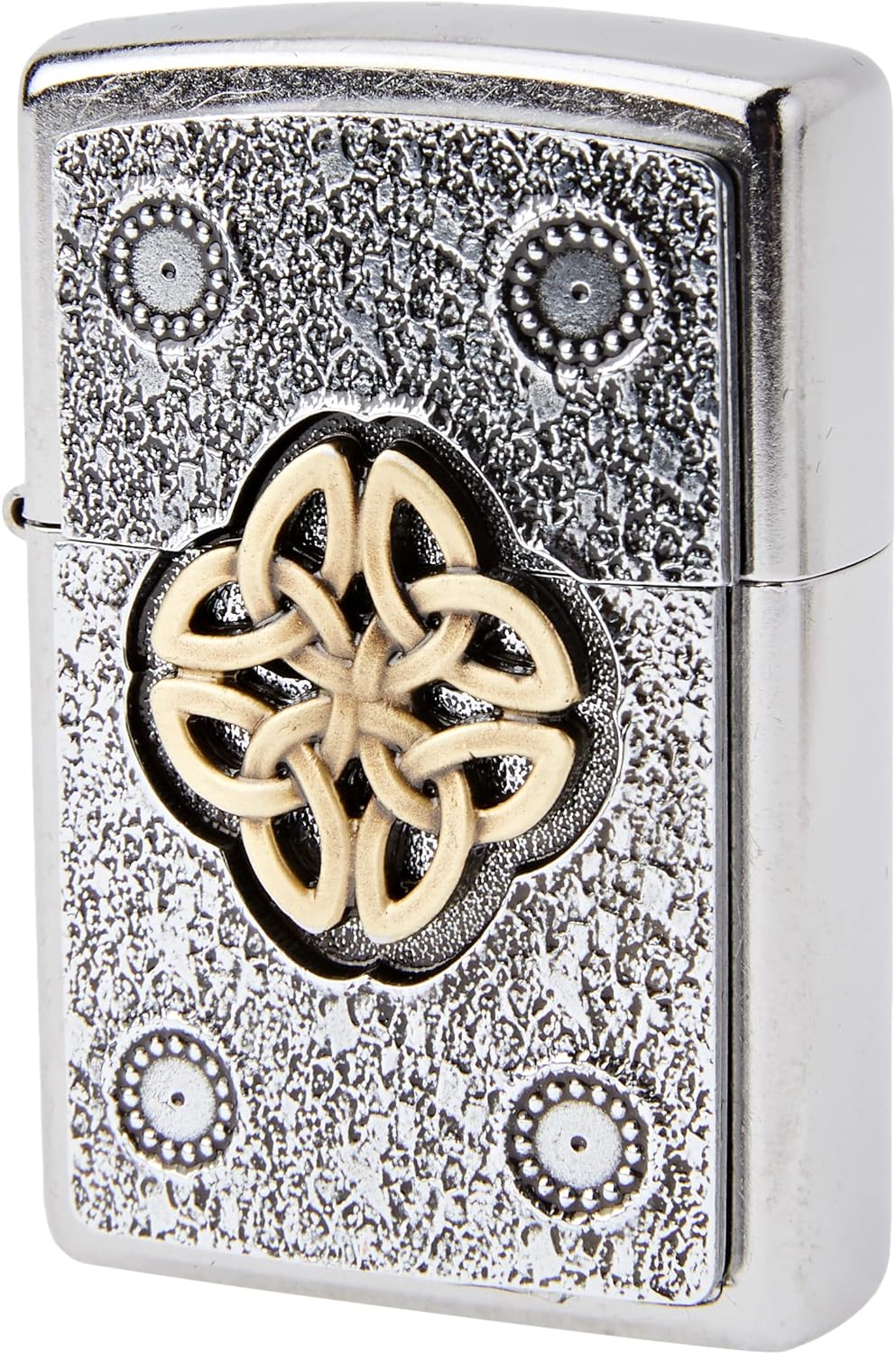 Zippo 207 Celtic Knot-Street Chrome Feuerzeug, silber, one