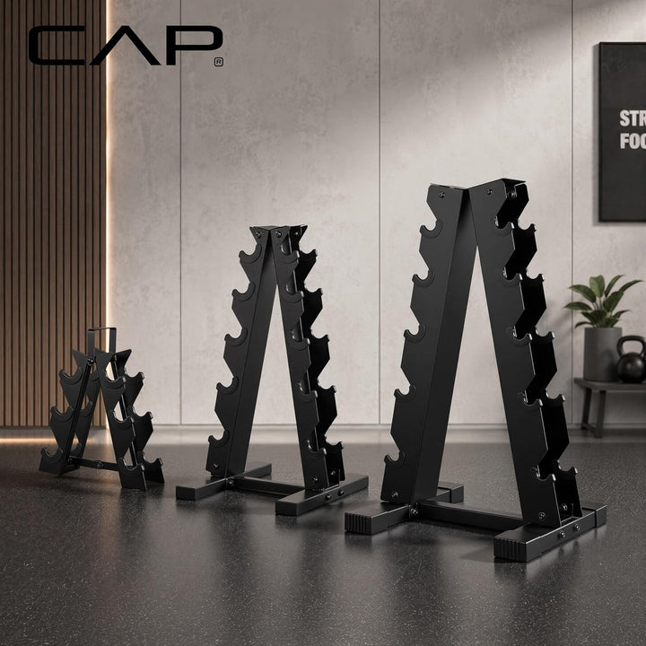 Cap Langhantelablage, A-Rahmen, Schwarz A-Frame Hantelablage Color Series, A-Frame Hantelablage Colo