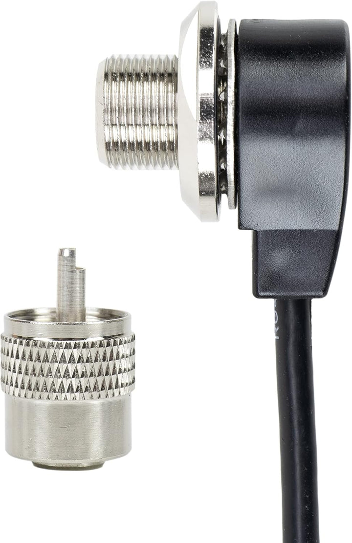 PNI ML75 CB Antennenpaket und PNI T601 Montagekabel, Länge 75cm, 26-28MHz, 300W, klappbar AM / FM-Mo