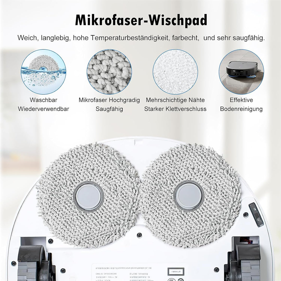 33 Stück Zubehörset für ECOVACS DEEBOT X5 Omni /X5 Pro Saugroboter, 2 Hauptbürste 6 Staubbeutel 6 Wi