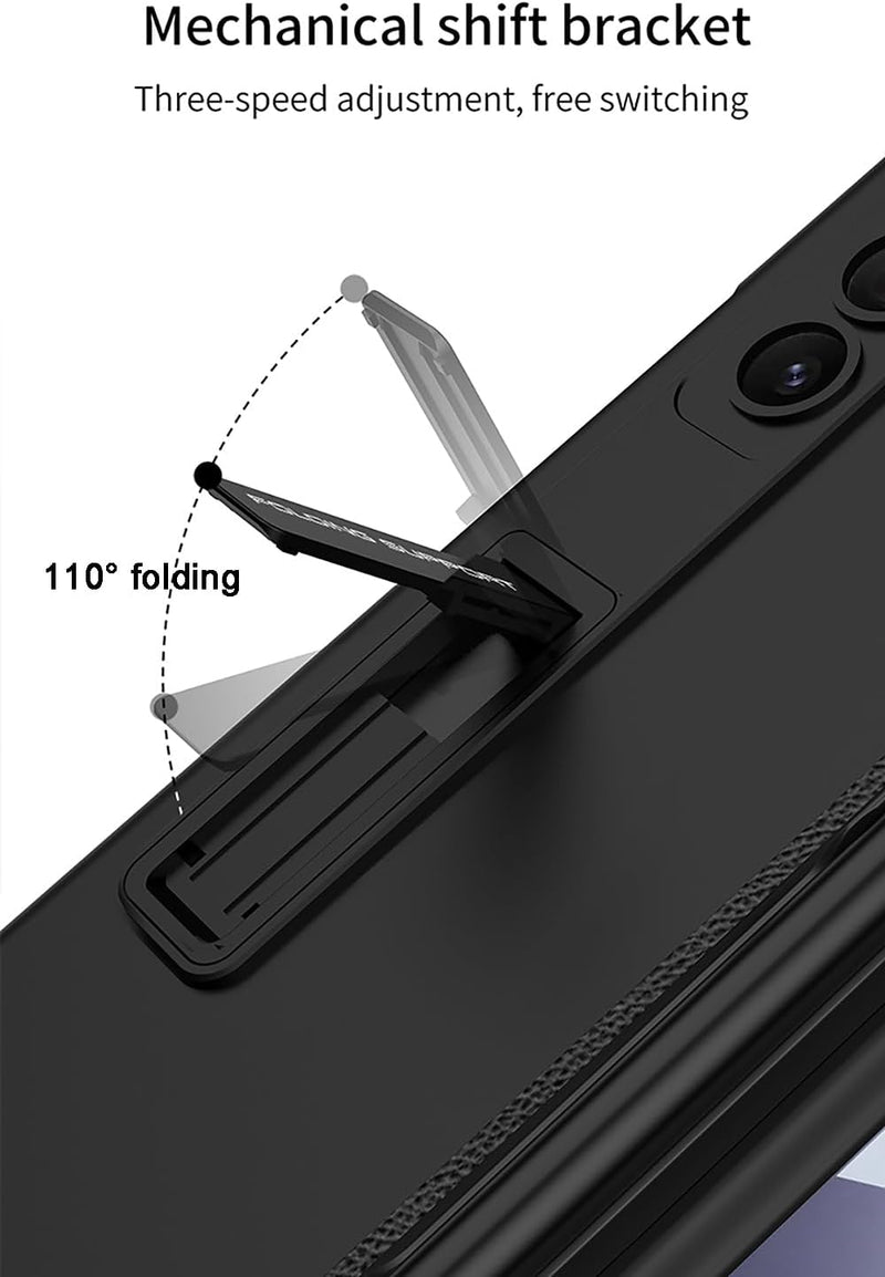 CeeEee Galaxy Z Fold5 5g Hülle 360 Grad Vollschutz Case Built in Bildschirm Schutz Handyhülle mit Pe