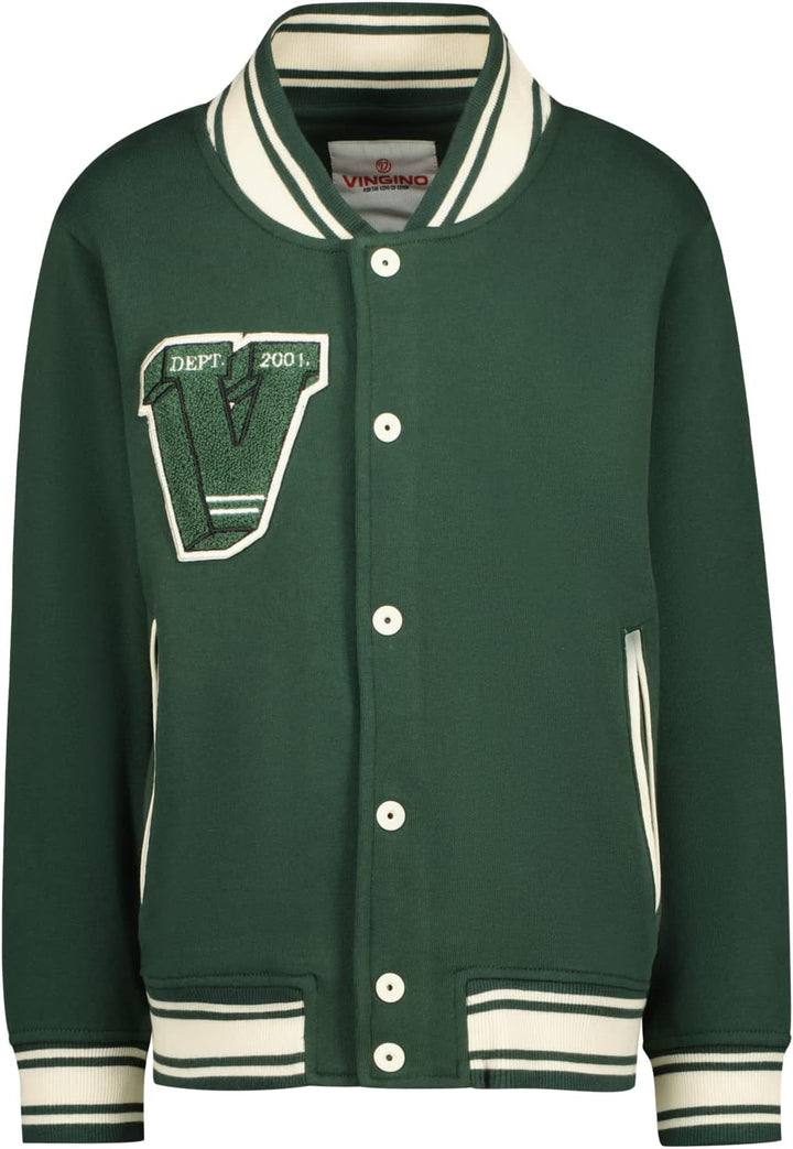 Vingino Jungen Ondol Sweater Vest 4 Jahre Darkest Green, 4 Jahre Darkest Green