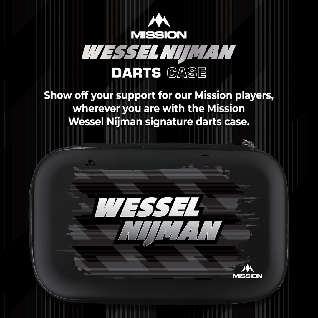 Mission Darts Player | Wessel Nijman | schützendes Eva-Material | Darttasche/Aufbewahrungstasche