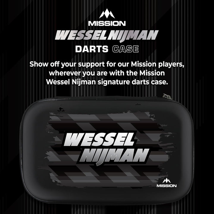 Mission Darts Player | Wessel Nijman | schützendes Eva-Material | Darttasche/Aufbewahrungstasche