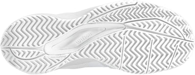 Wilson Damen Rush Pro Ace Sneaker 41 1/3 EU White White Black, 41 1/3 EU White White Black