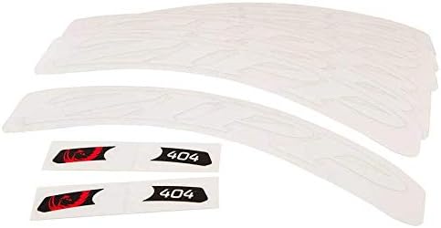 Zipp 404 Felgen-Aufkleber-Set, mattes Schwarz, ohne Rand, 700 C, 1 Stück Schwarz,weiss, Schwarz,weis