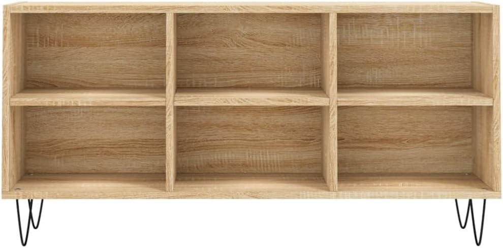 TV-Schrank Sonoma Eiche 103,5 x 30 x 50 cm Holz mehrschichtig y Eisen TV-Schrank TV-Schrank Vitrine