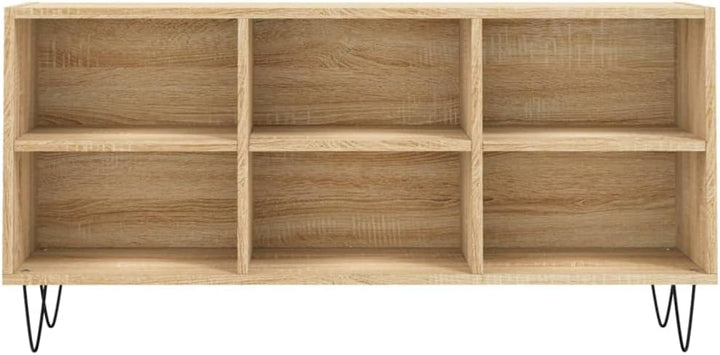 TV-Schrank Sonoma Eiche 103,5 x 30 x 50 cm Holz mehrschichtig y Eisen TV-Schrank TV-Schrank Vitrine