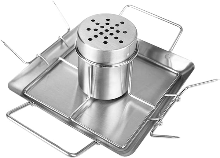 Hähnchenhalter für Bierdosen, Hähnchenständer, Hähnchenbräter aus Edelstahl, Truthahn-Grillrost, Abn