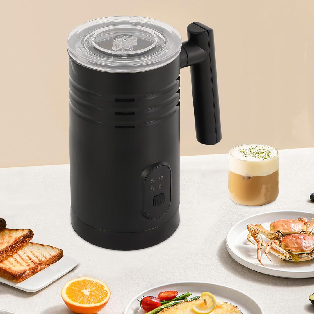 Milchaufschäumer 350 ml, Milchschäumer Elektrisch mit Bürste, 400W Elektrischer Milchaufschäumer, Au