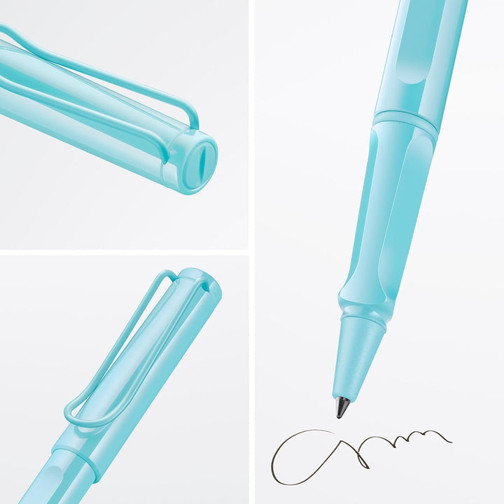 Lamy safari aquasky Tintenroller – zeitlos klassischer Stift mit ergonomischem Griff & Strichbreite