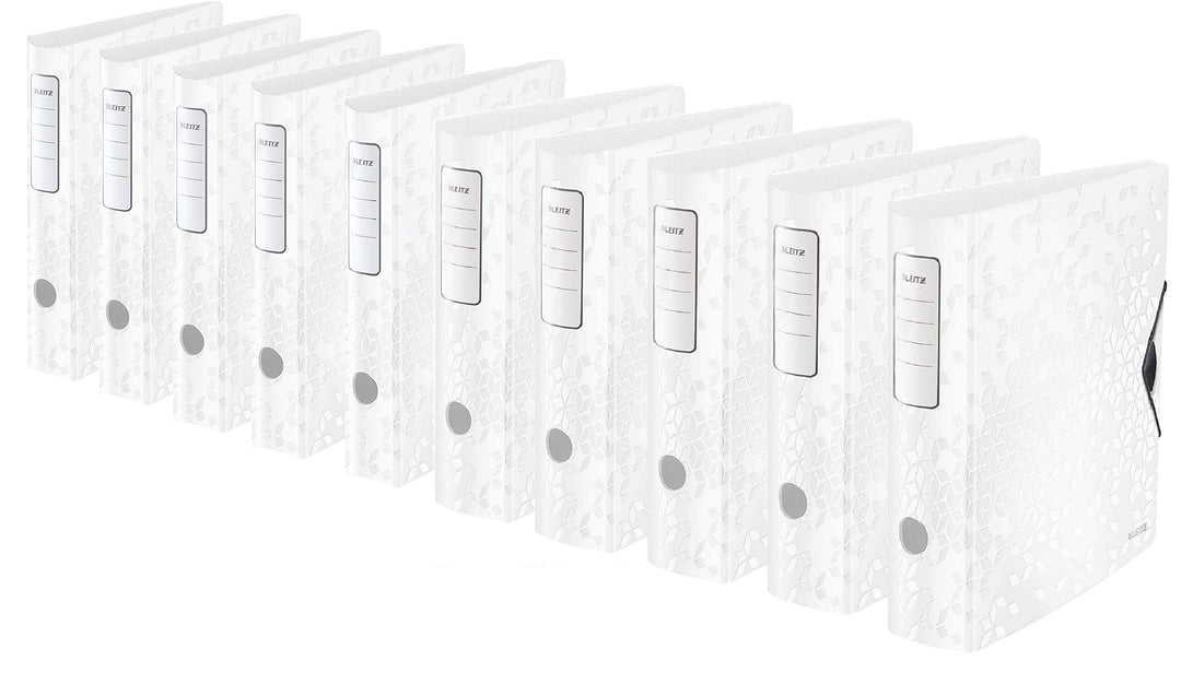 Leitz Wow Schreibtisch Accessoires Ablage Paket schwarz weiss (Ordner Paket, Weiss │ Grau)