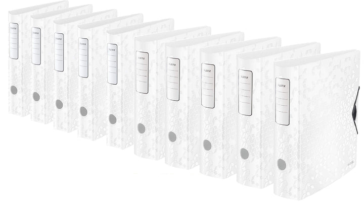 Leitz Wow Schreibtisch Accessoires Ablage Paket schwarz weiss (Ordner Paket, Weiss │ Grau)
