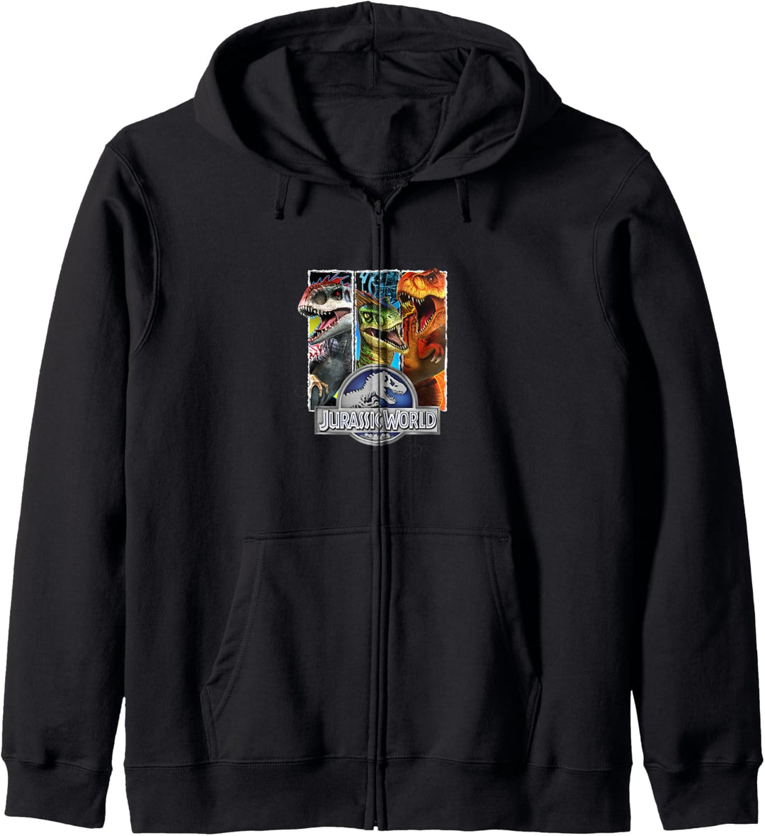Jurassic World Dinosaurs Trio Of Predators With Logo Kapuzenjacke