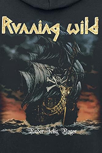 Running Wild Under Jolly Roger (Album) Männer Kapuzenpullover schwarz M