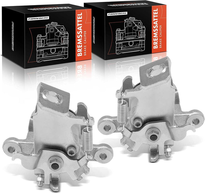 Frankberg 2x Bremssattel Bremszange Hinterachse Kompatibel mit Almera II N16 2000-2006 Primera P11 W