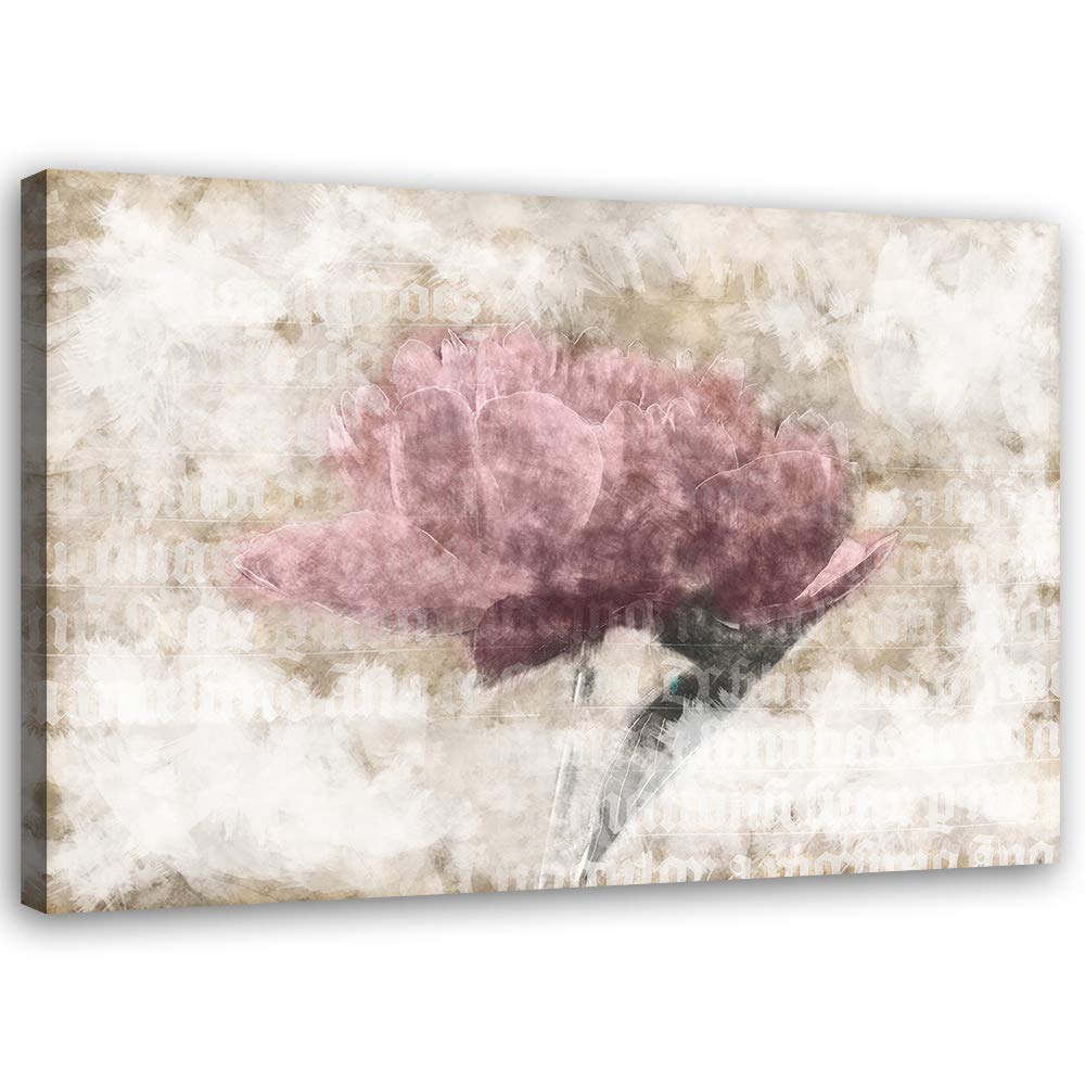 Feeby Vlies Leinwandbild Retro Vintage 80x60 cm Wand Bild Kunstdruck Deko Wohnzimmer Wohnungs Deko B
