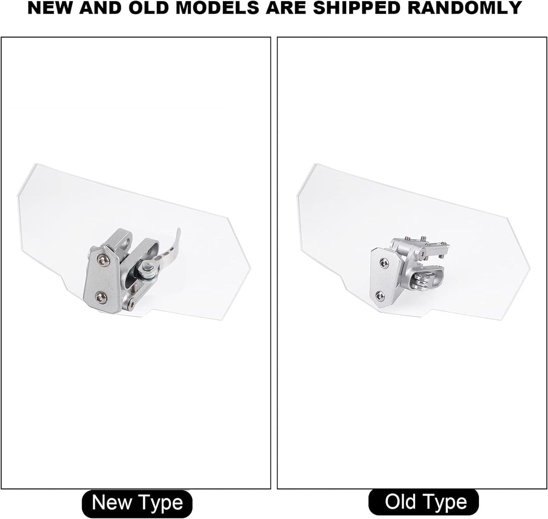 Fydun Motorrad Windabweiser Windschutzscheibe klarer Roller Windschutzscheibe kratzfest Universal Ve