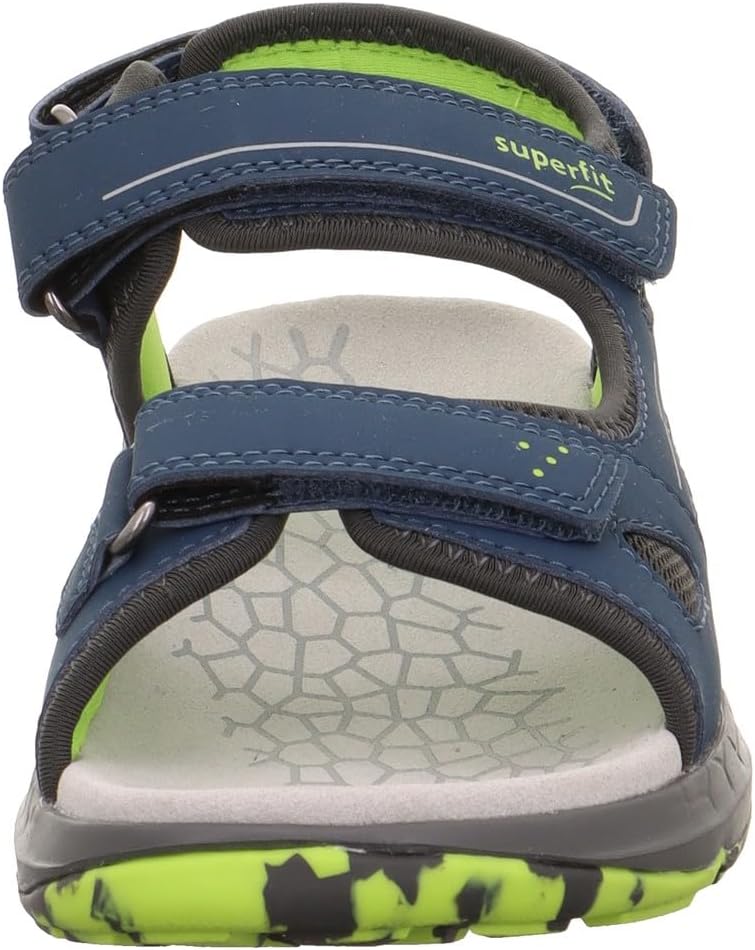 Superfit Jungen Criss Cross 1-000583 Sandale 27 EU Weit Blau Grün 8040, 27 EU Weit Blau Grün 80