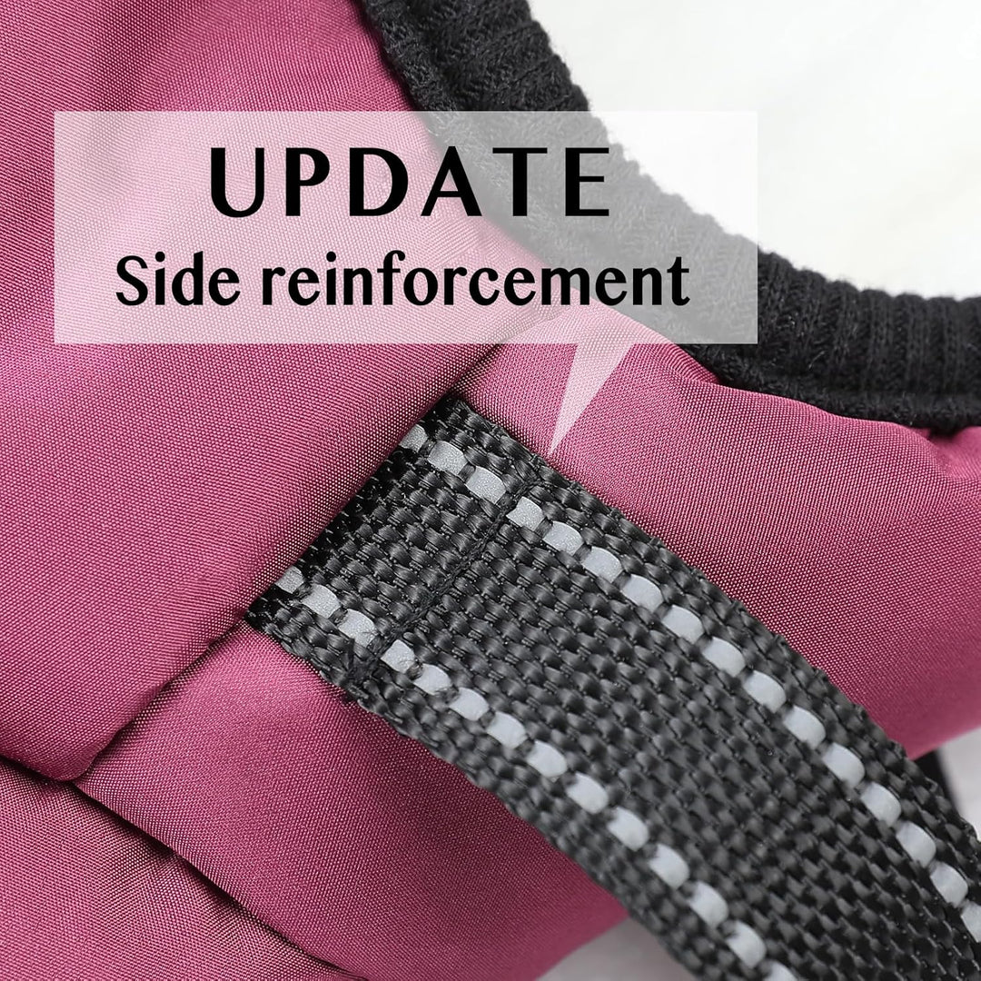 Aiboria Hundejacken für den Hundemantel Winter Winddicht Wasserdicht Skifahren Hundeweste Fleece War