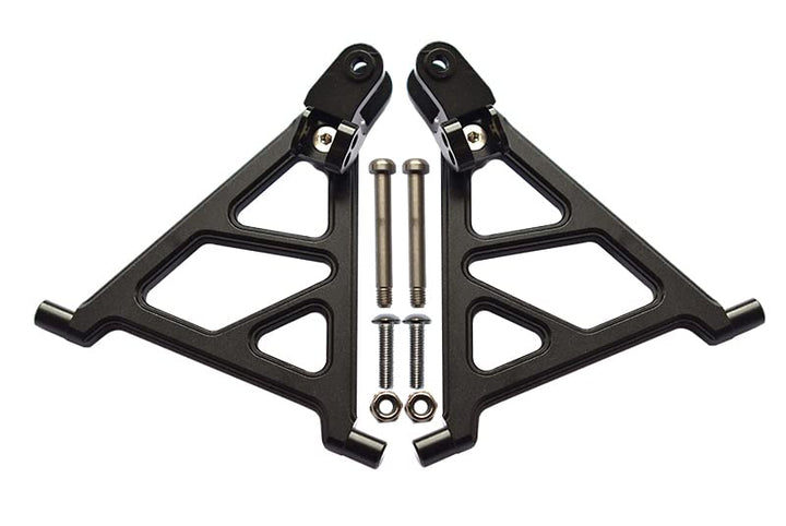 GPM for Tamiya Lunch Box Tuning Teile Aluminium Front Lower Arm - 1Pr Set Black