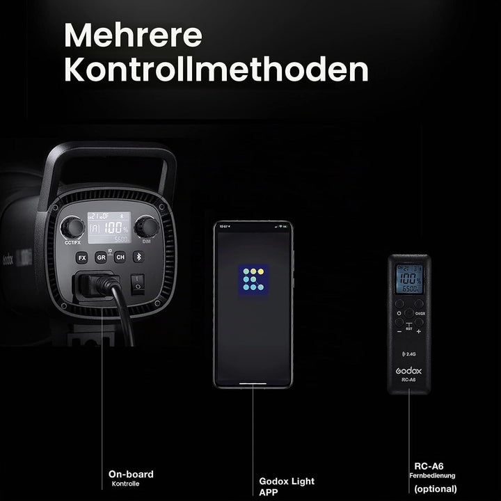 GODOX SL100D Kompakte LED-Videoleuchte Fotografie-Aufhelllicht 100W 5600K 8 Eingebaute FX-Beleuchtun