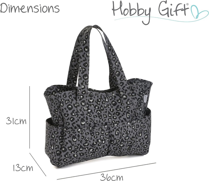 Hobby Gift Basteltasche, Cotton, Leopard, 18 x 36.5 x 30cm 18 x 36.5 x 30cm Leopard, 18 x 36.5 x 30c
