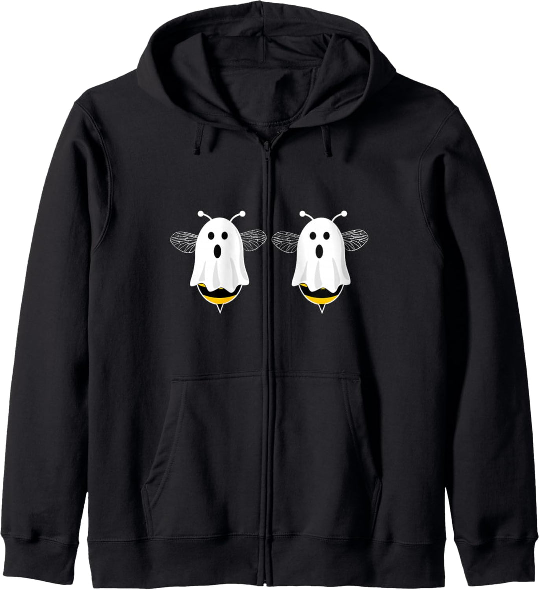 Lustige Boo Bienen Paare Halloween Kostüm Shirt für Damen Kapuzenjacke