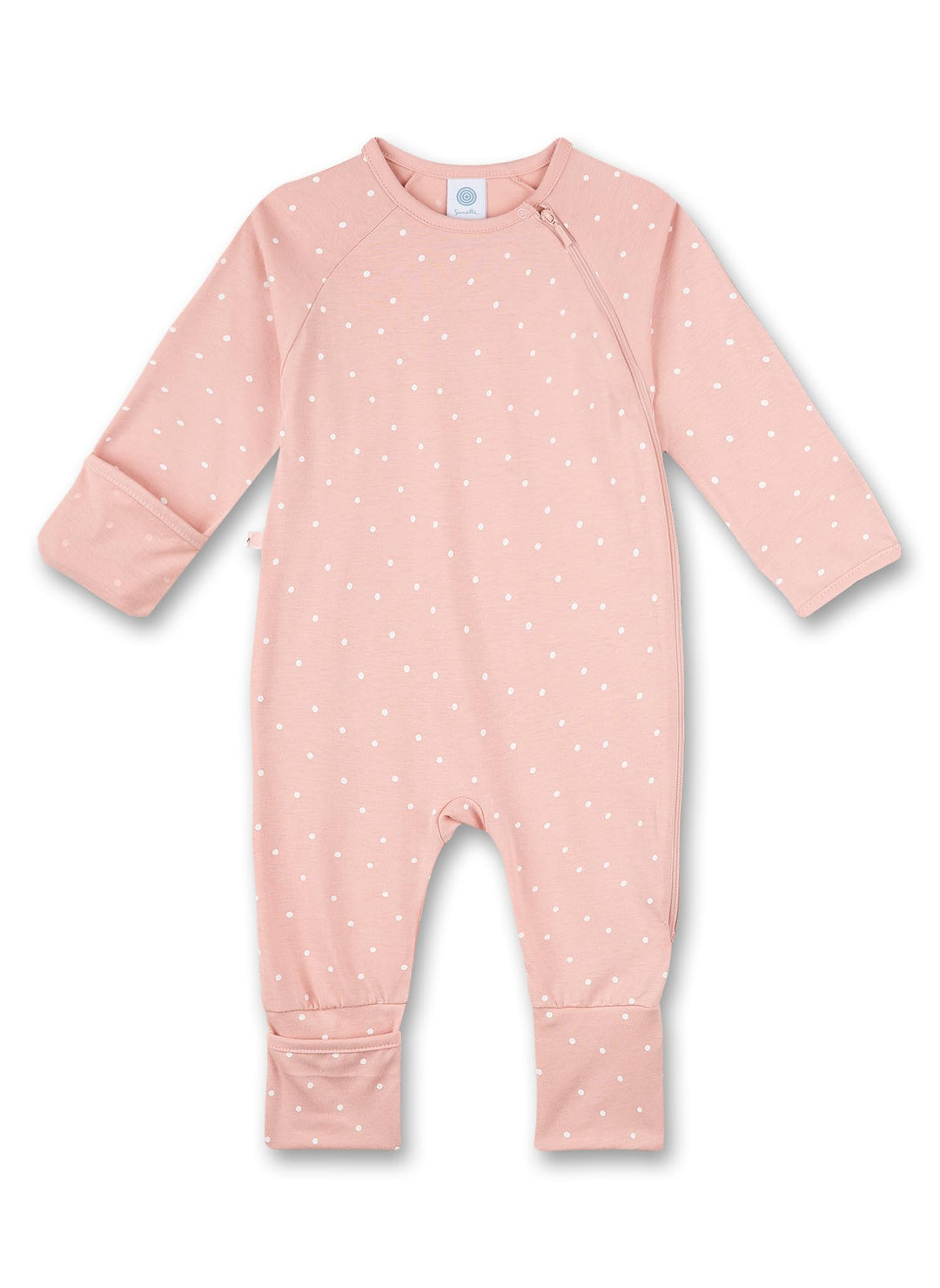 Sanetta Baby - Mädchen rompertje Roze Baby und Kleinkind Schlafanz ge, Silver Pink, 56 EU 50 Rosa, 5