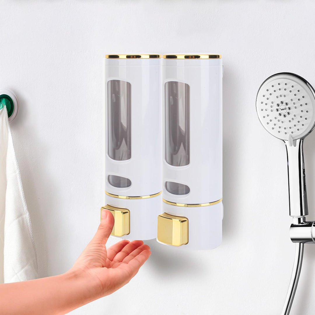 450ml Seifenspender für die Wandmontage - Manueller Handshampoo- und Duschgelspender für Bad und Küc