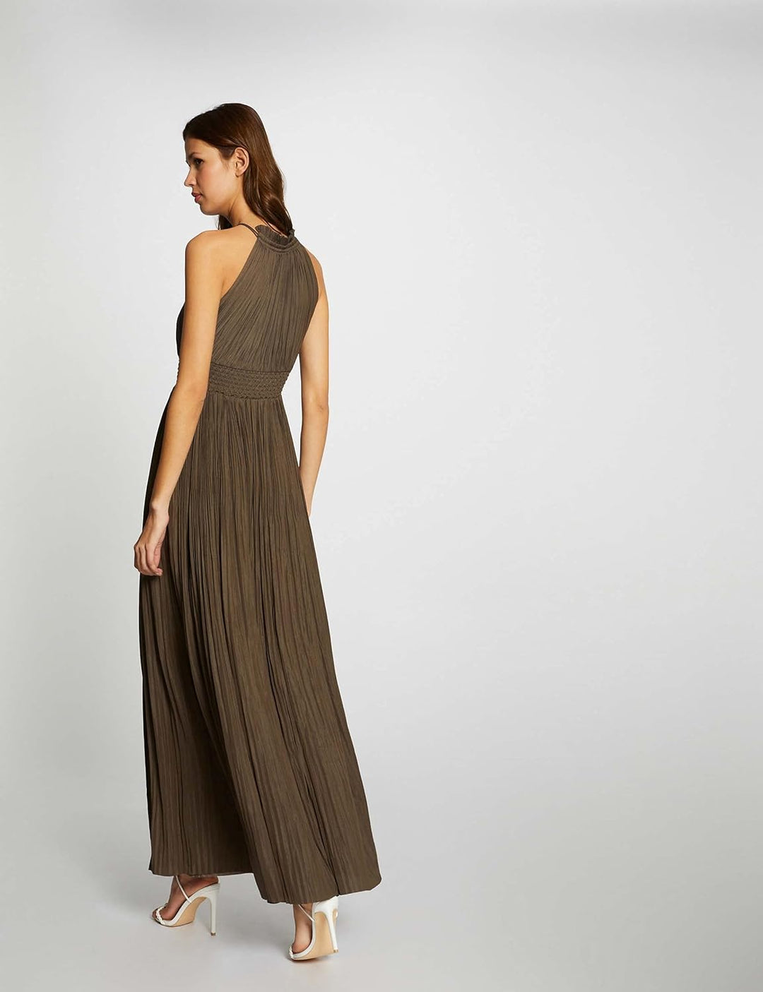 Morgan Damen Longue PLISSEE EMMANCHURE AMERICAIN 211-RSOL Robe