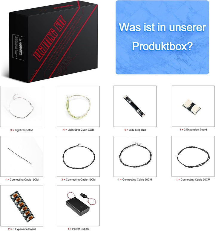Licht Kompatibel mit Lego Mercedes-AMG F1 W14 E Performance, Nur Lichter Set - Kein Modell, Licht Be