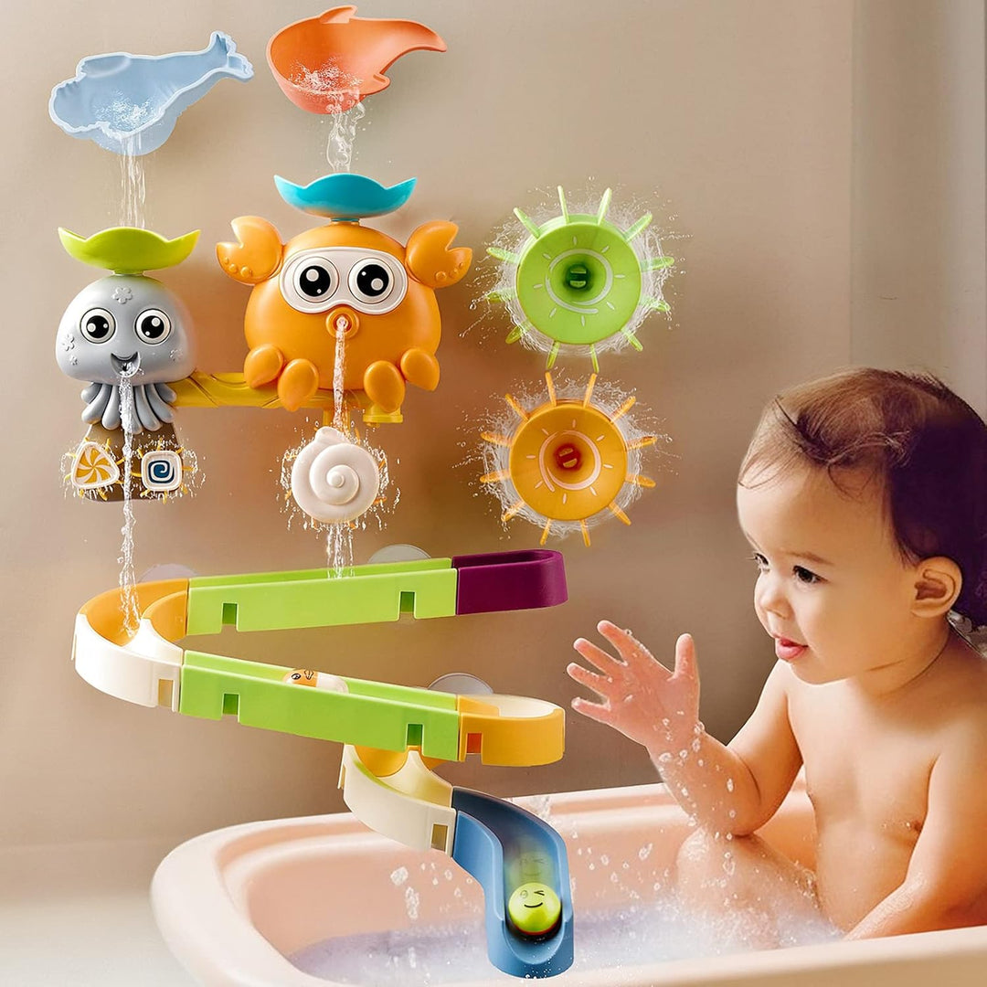 OR OR TU Badewannenspielzeug Badespielzeug Baby, Wasserspielzeug Kinder Saugnapf Spielzeug Baby Murm