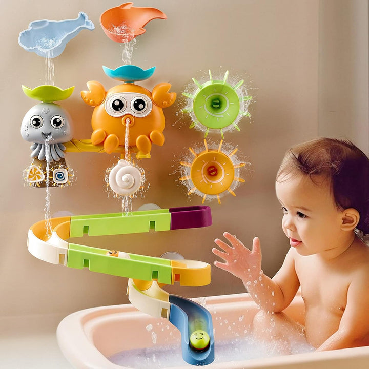OR OR TU Badewannenspielzeug Badespielzeug Baby, Wasserspielzeug Kinder Saugnapf Spielzeug Baby Murm