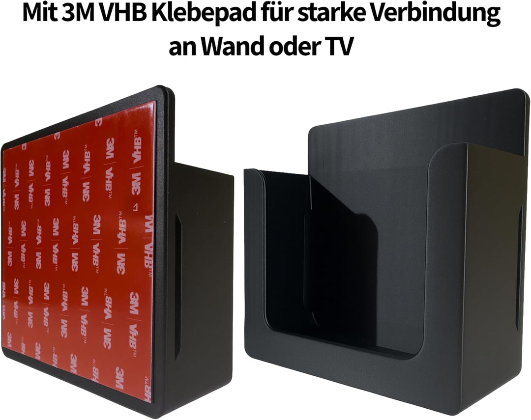 Wandhalterung ohne Bohren – kompatibel mit Apple TV HD & 4K (1./2. Generation) – selbstklebend, sich