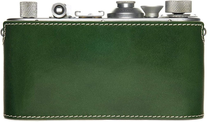 Handarbeit aus echtem echtem Leder halb Kamera Tasche Abdeckung für Leica 0 i ii iii IIIA iiib (ohne