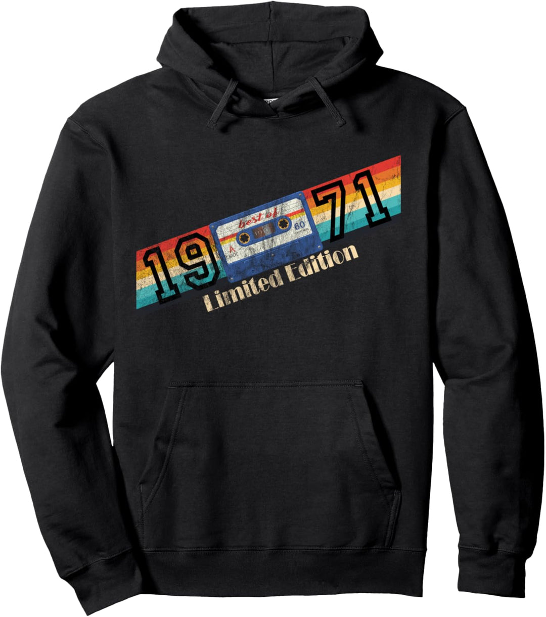 Mix Tape Best of 1971 Retro Geburtstags Pullover Hoodie