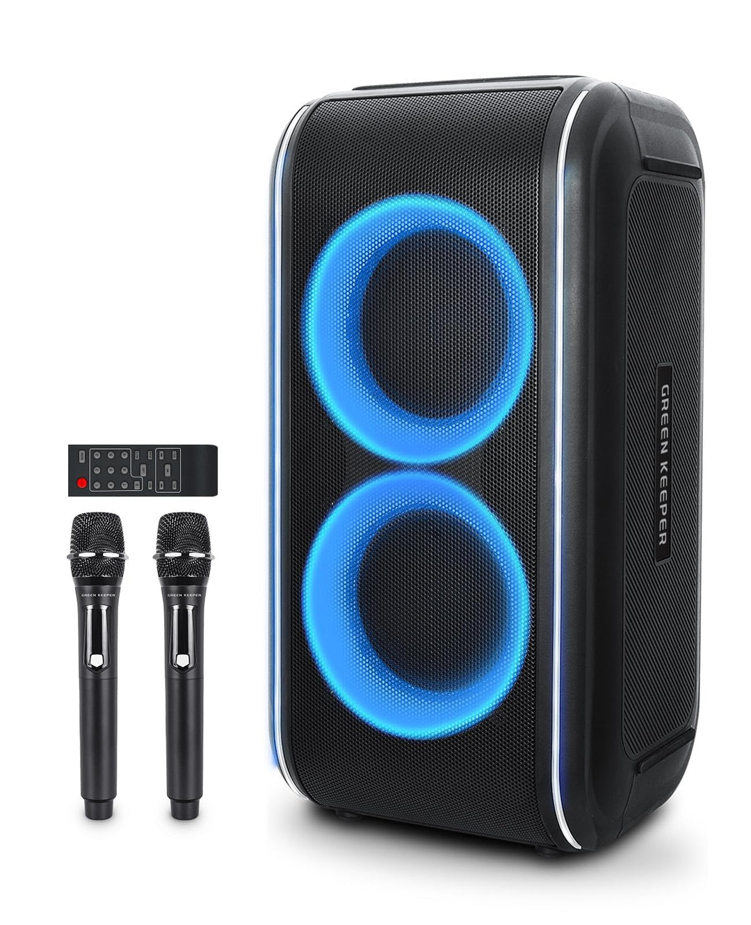 GKD62 Karaoke-Maschine für Erwachsene und Kinder, 400W Tragbarer Bluetooth-Partylautsprecher mit 2 F
