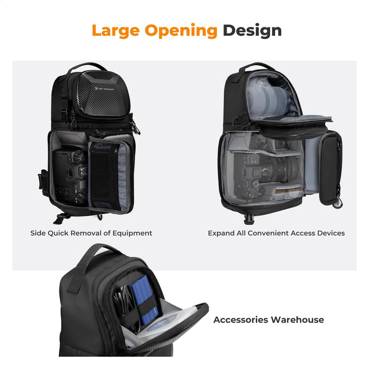 K&amp;F CONCEPT Kamera-Umhängetasche, Wasserdichte Kameratasche, Fotografie tägliche Reise Camera Bag,Ta